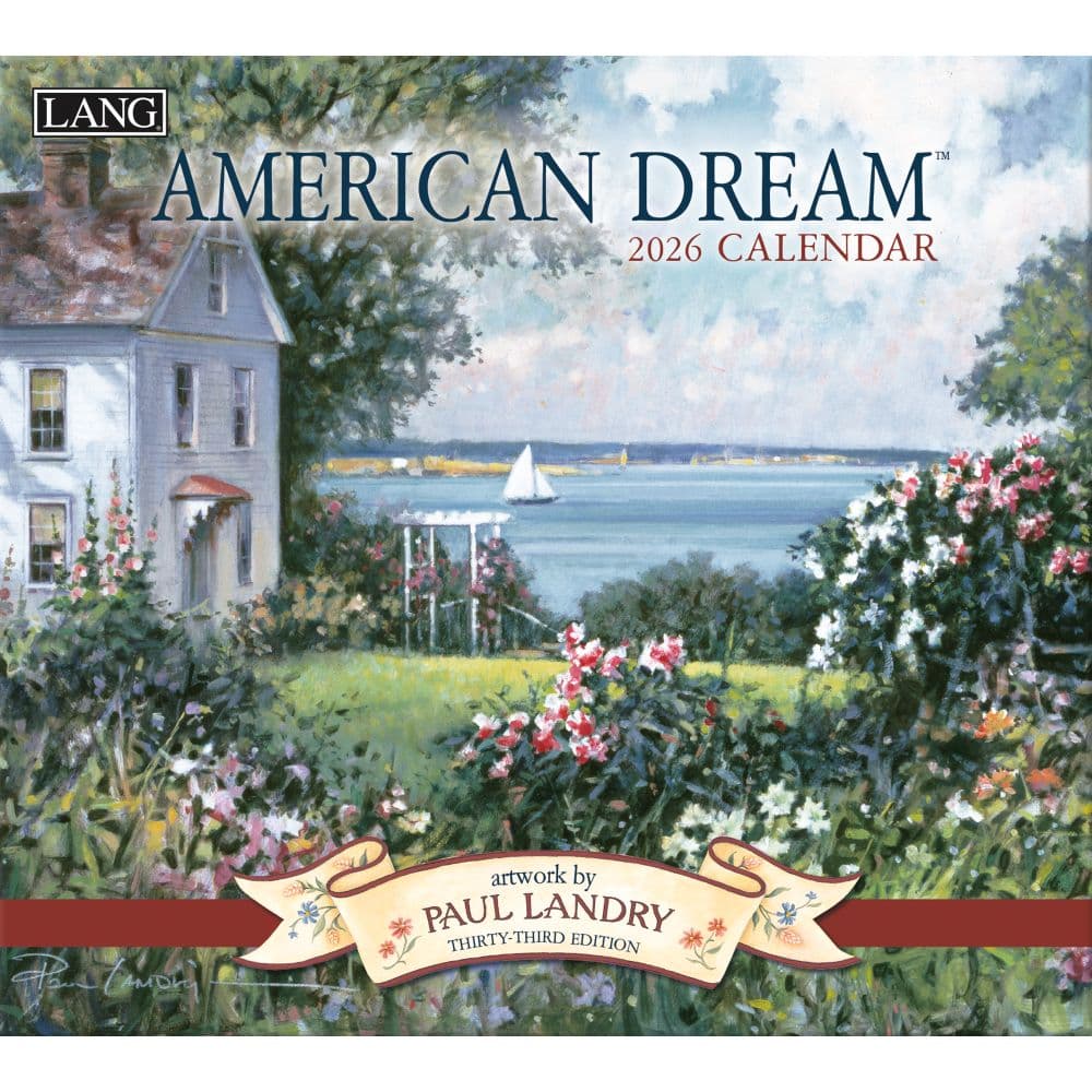 American Dream 2026 Wall Calendar by Paul Landry Main Image