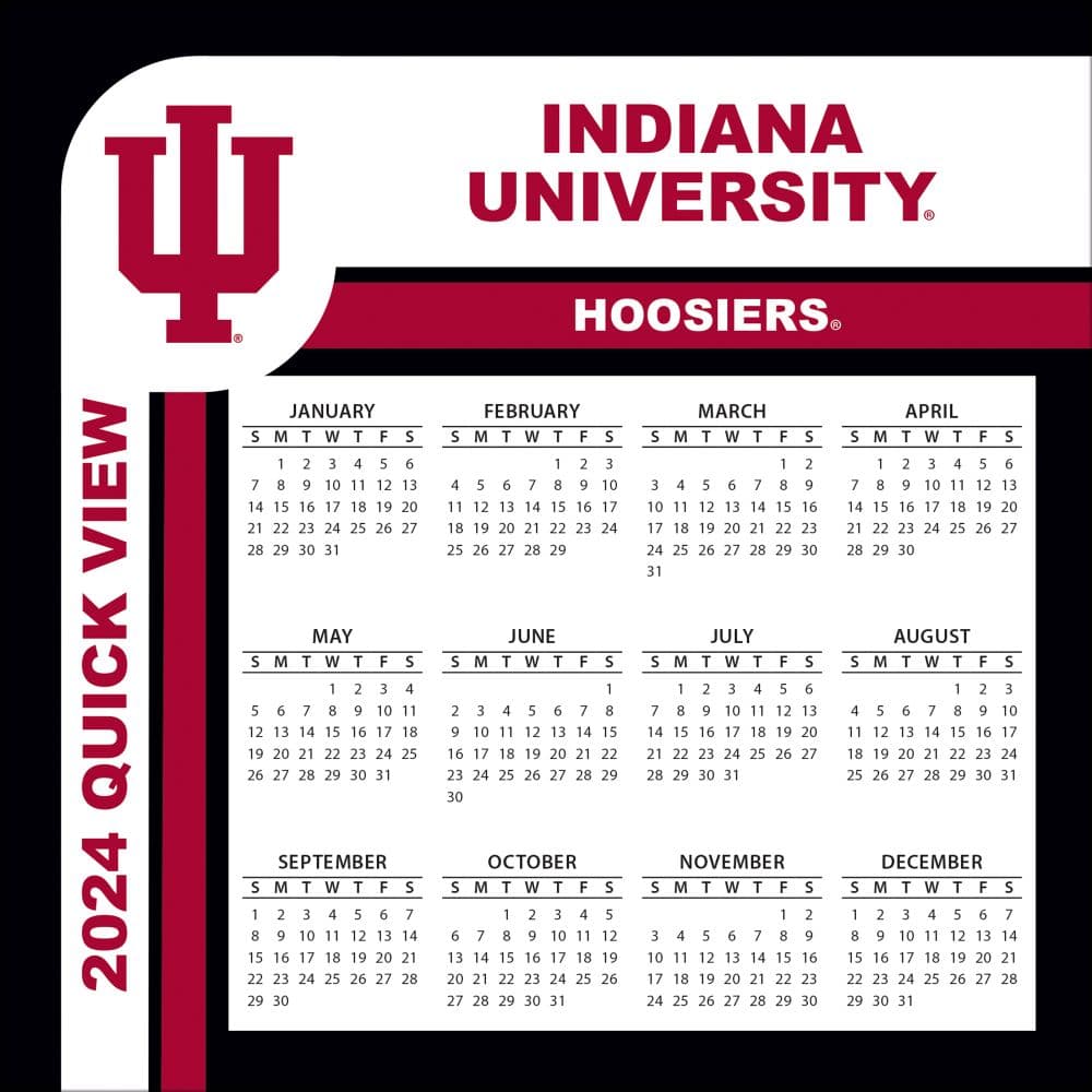 Indiana Hoosiers 2024 Desk Calendar Fourth Alternate Image width=&quot;1000&quot; height=&quot;1000&quot;