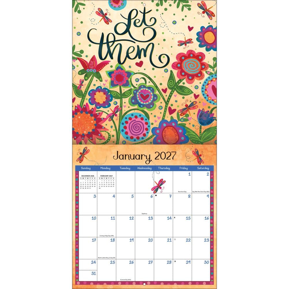Inspirivity 2027 Wall Calendar by Jennifer Wagner Third Alternate Image