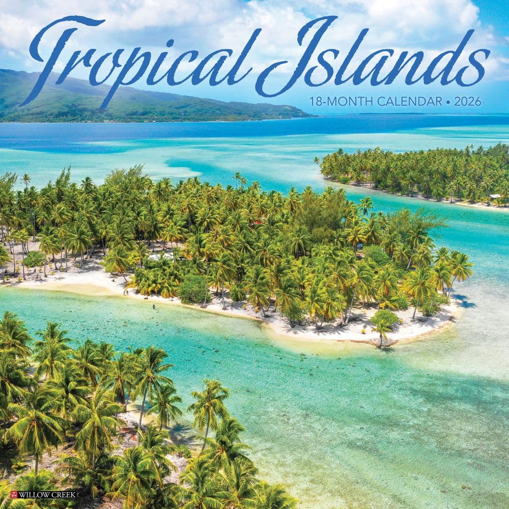 Tropical Islands 2026 Wall Calendar  Main Image