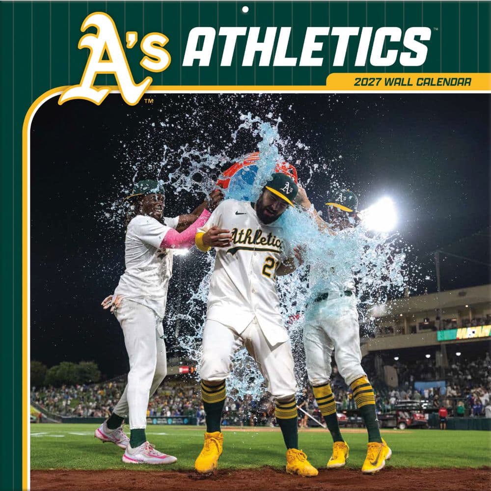 MLB Oakland Athletics 2027 Wall Calendar Main Product Image
