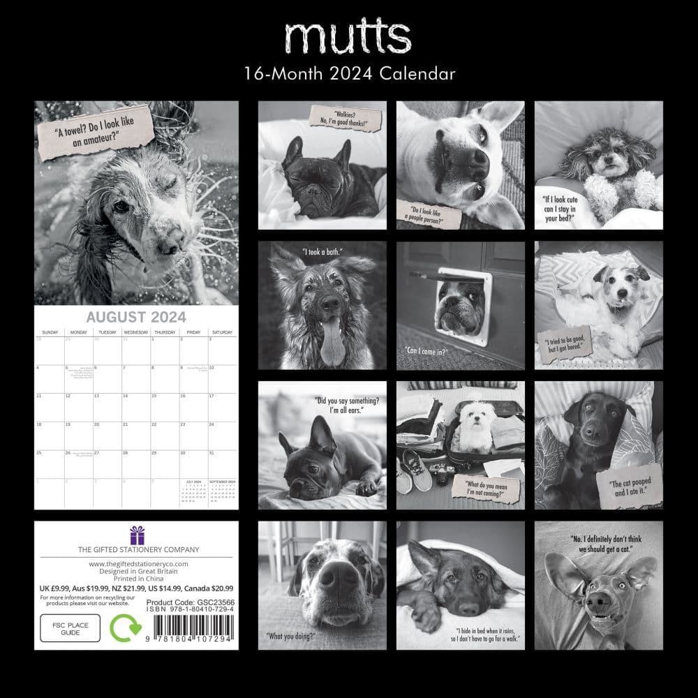 Mutts 2024 Wall Calendar First Alternate Image width=&quot;1000&quot; height=&quot;1000&quot;