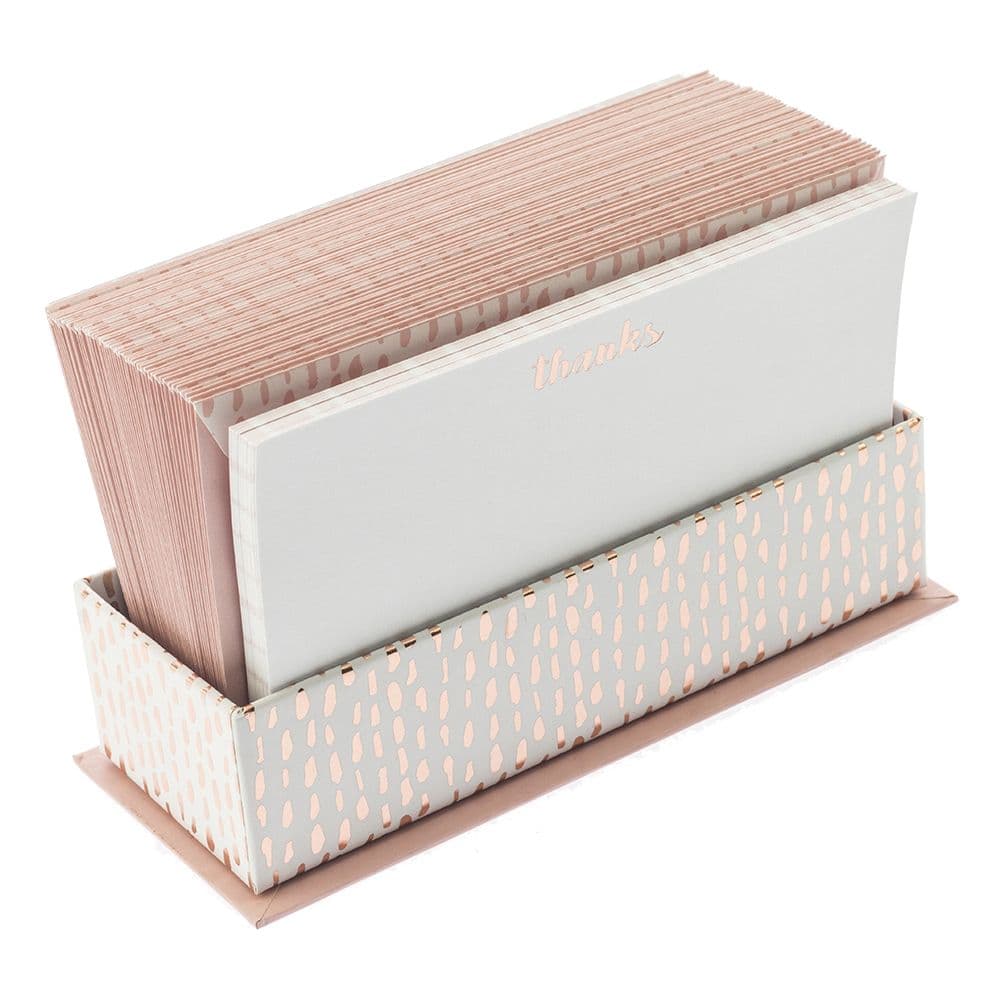 Dashed Pattern Flat Notecards