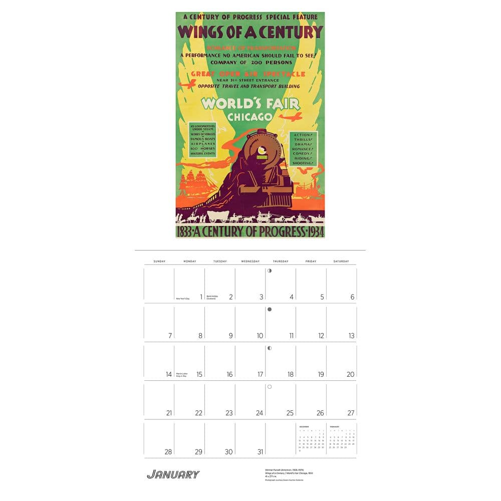 America By Rail 2024 Wall Calendar