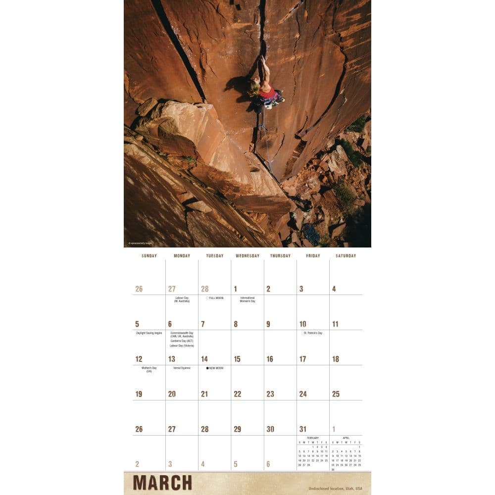 The Climbing 2023 Wall Calendar - Calendars.com
