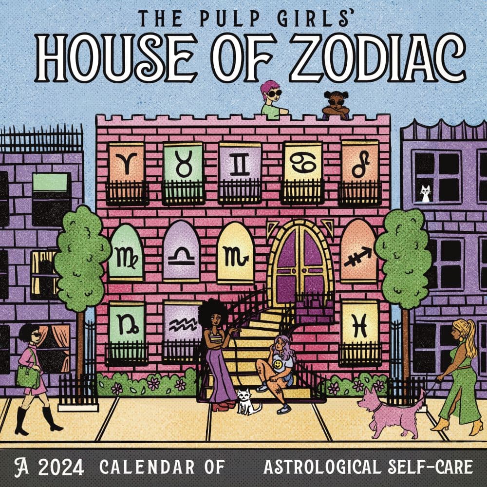 Pulp Girls Zodiac 2024 Wall Calendar Main Image