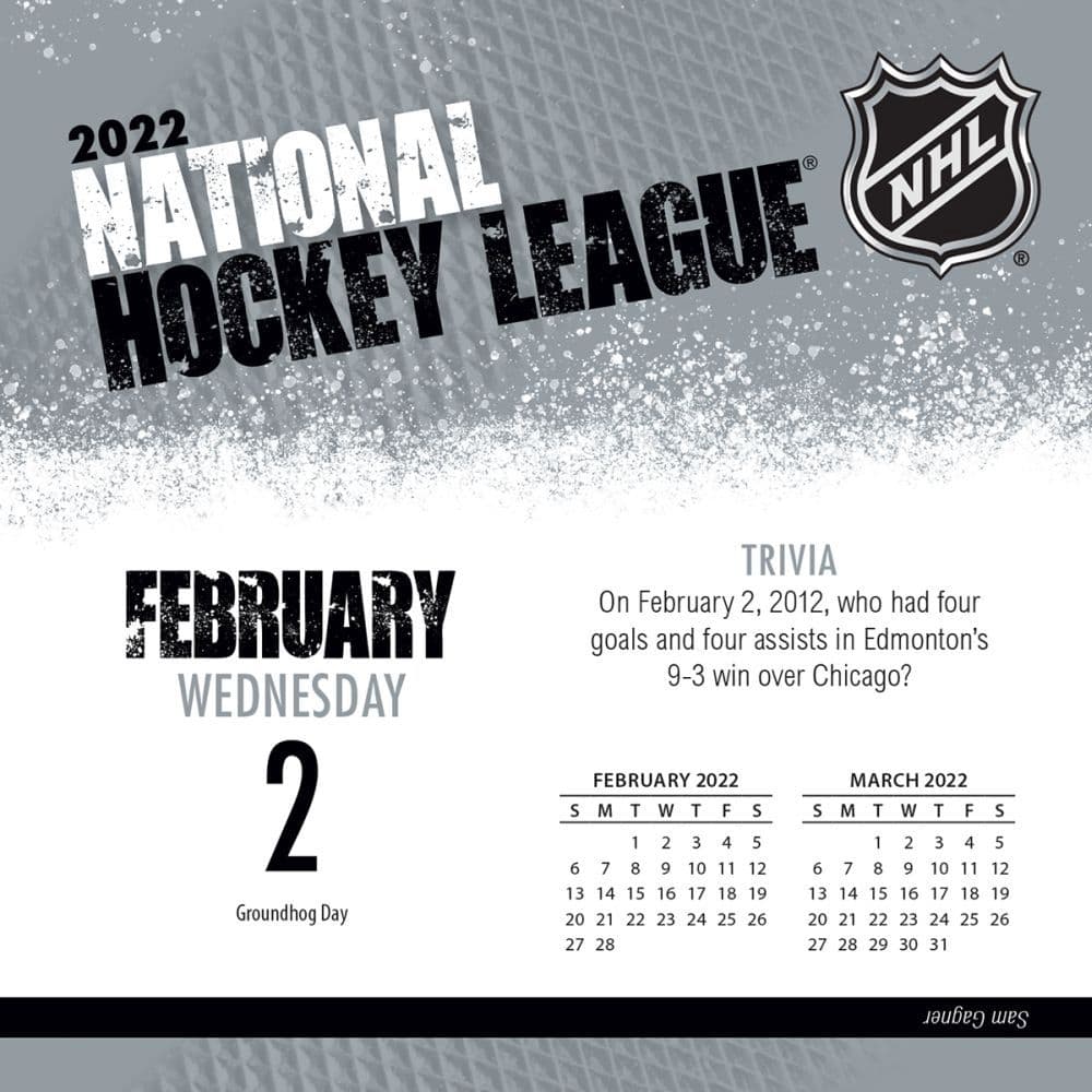 Nhl All Team 2022 Desk Calendar - Calendars.com