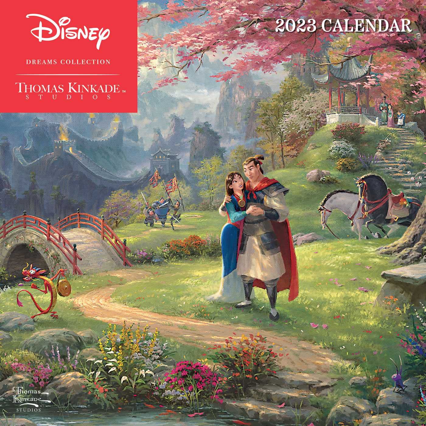 Disney Dreams Collection By Thomas Kinkade Studios 2023 Wall Calendar