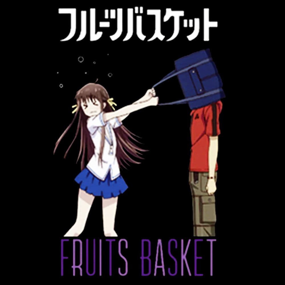 Fruits Basket Bag Unisex Black T-Shirt art