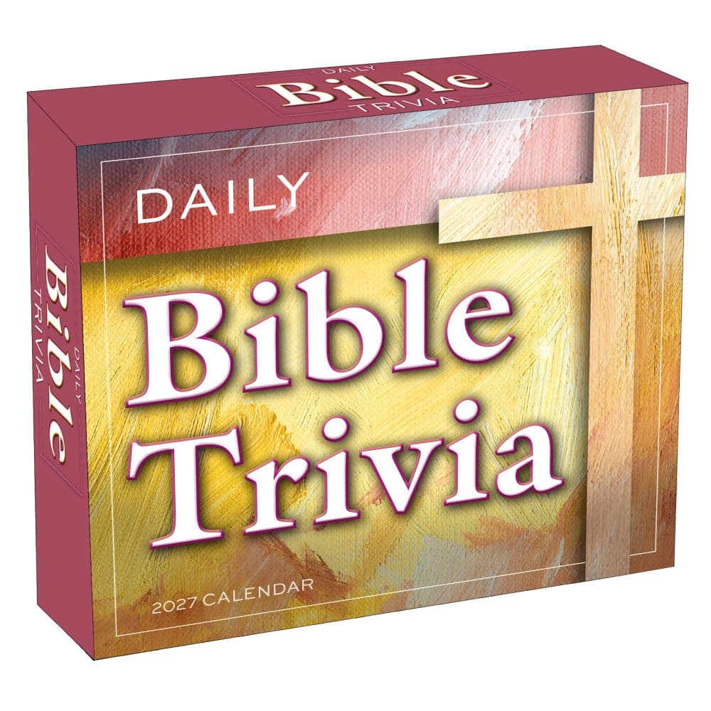 Brain Busting Bible Trivia 2027 Desk Calendar Main Product Image