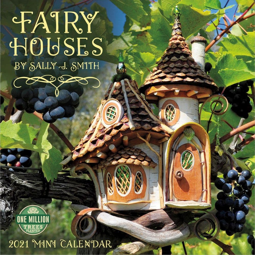 2021 Fairy Houses Mini Wall Calendar
