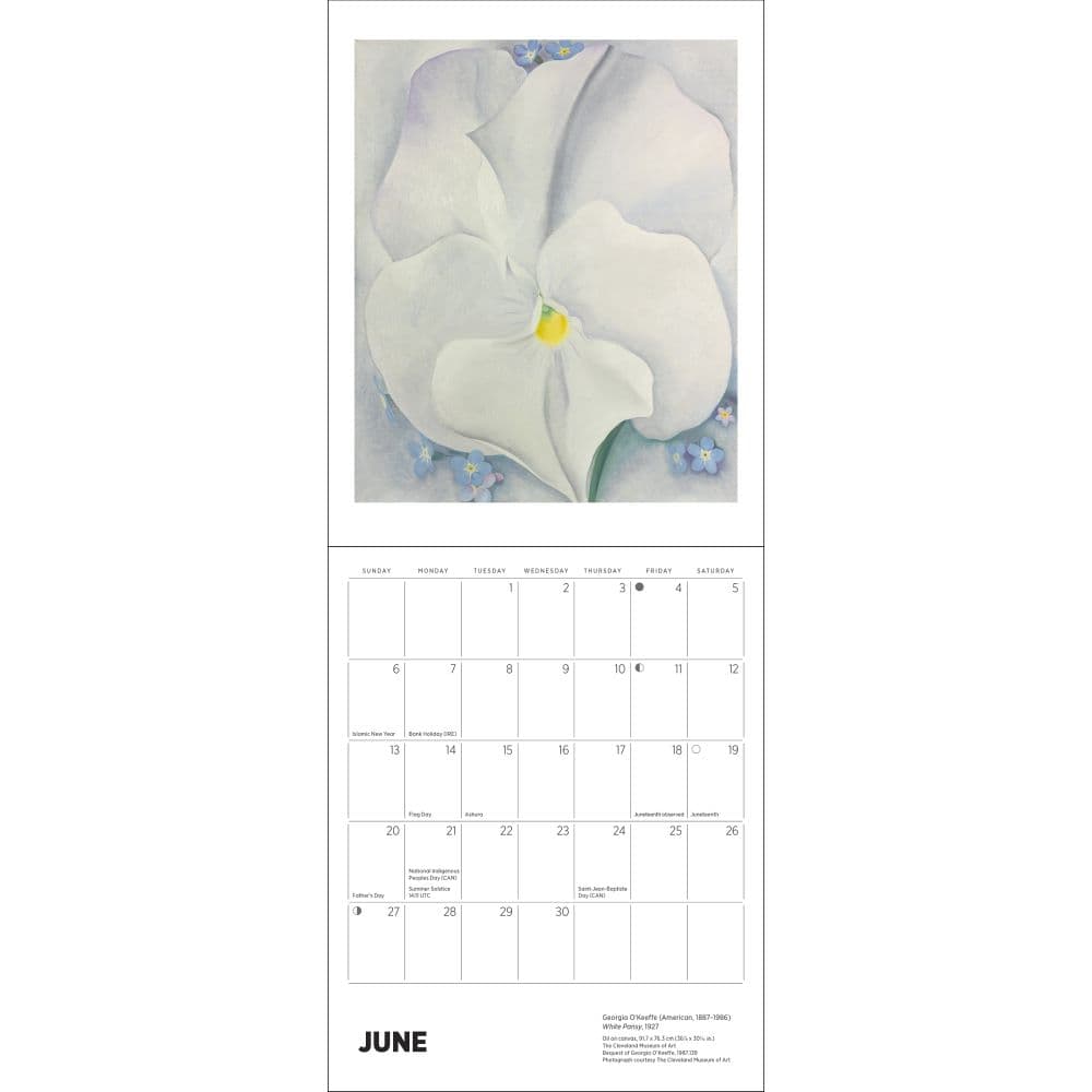 Georgia OKeeffe 2027 Mini Wall Calendar Fourth Alternate Image