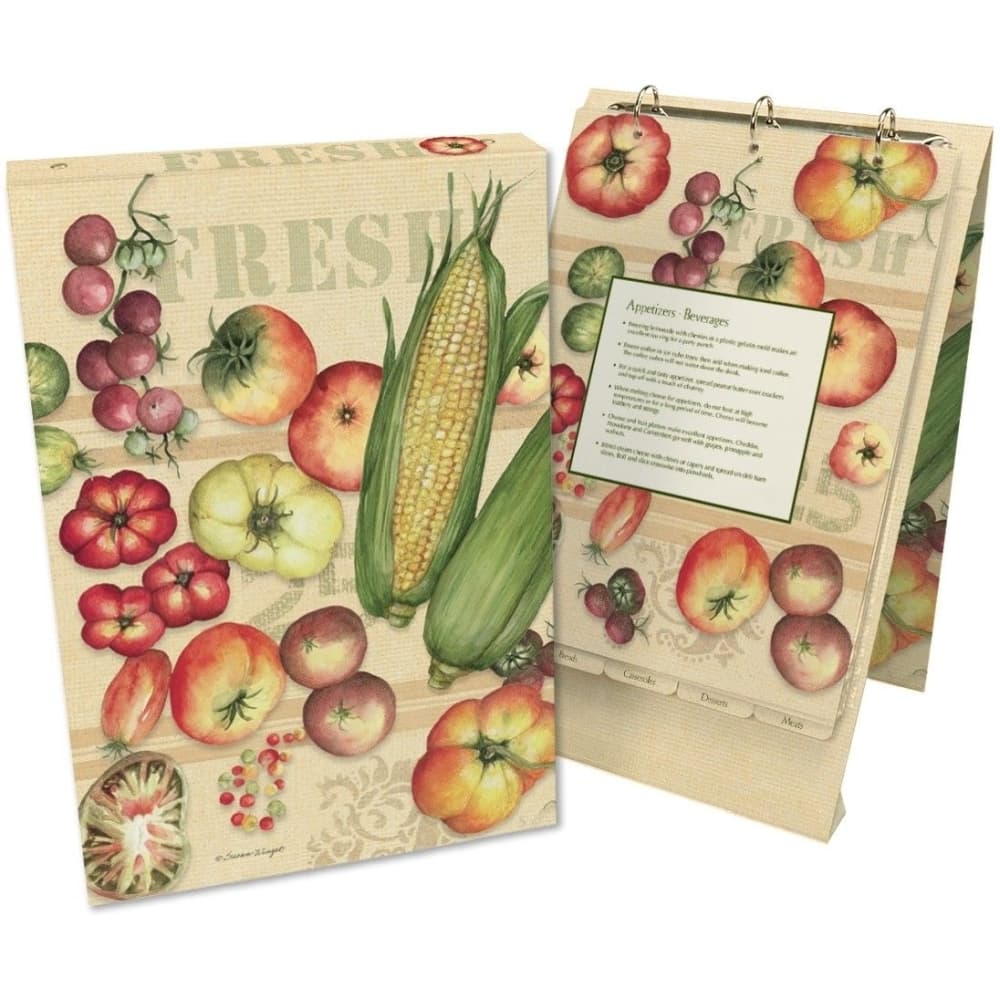Fresh From The Farm Vertical Recipe Card Album by Susan Winget Main Image