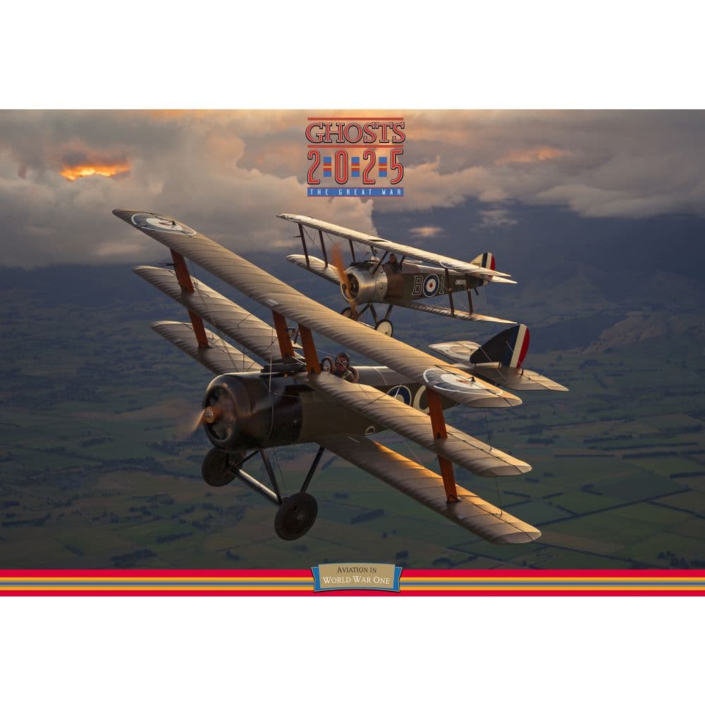 Ghosts Great War 2025 Wall Calendar