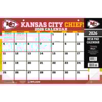 image NFL Kansas City Chiefs 2026 Desk Pad Main Product Image