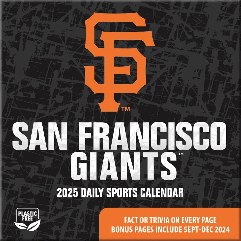 MLB San Francisco Giants 2025 Desk Calendar