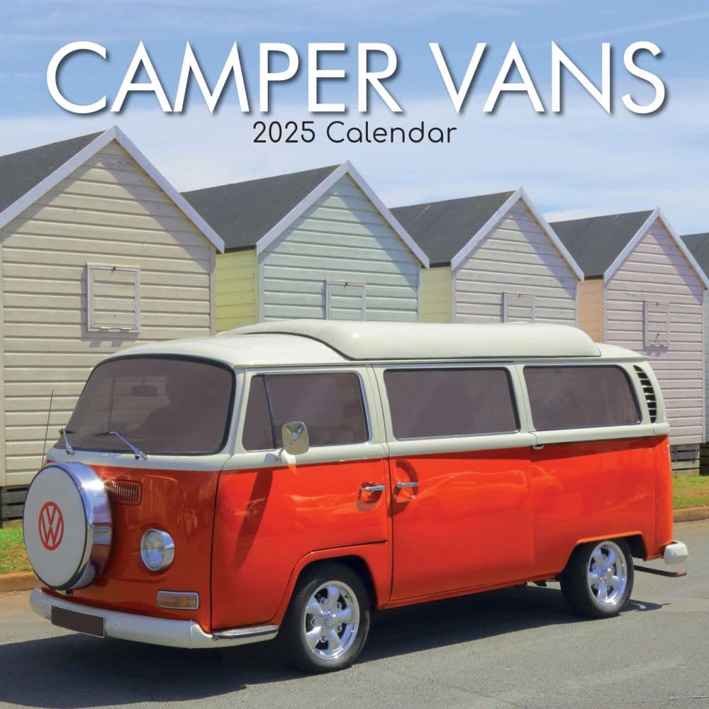 Camper Vans 2025 Wall Calendar Main Product Image width=&quot;1000&quot; height=&quot;1000&quot;
