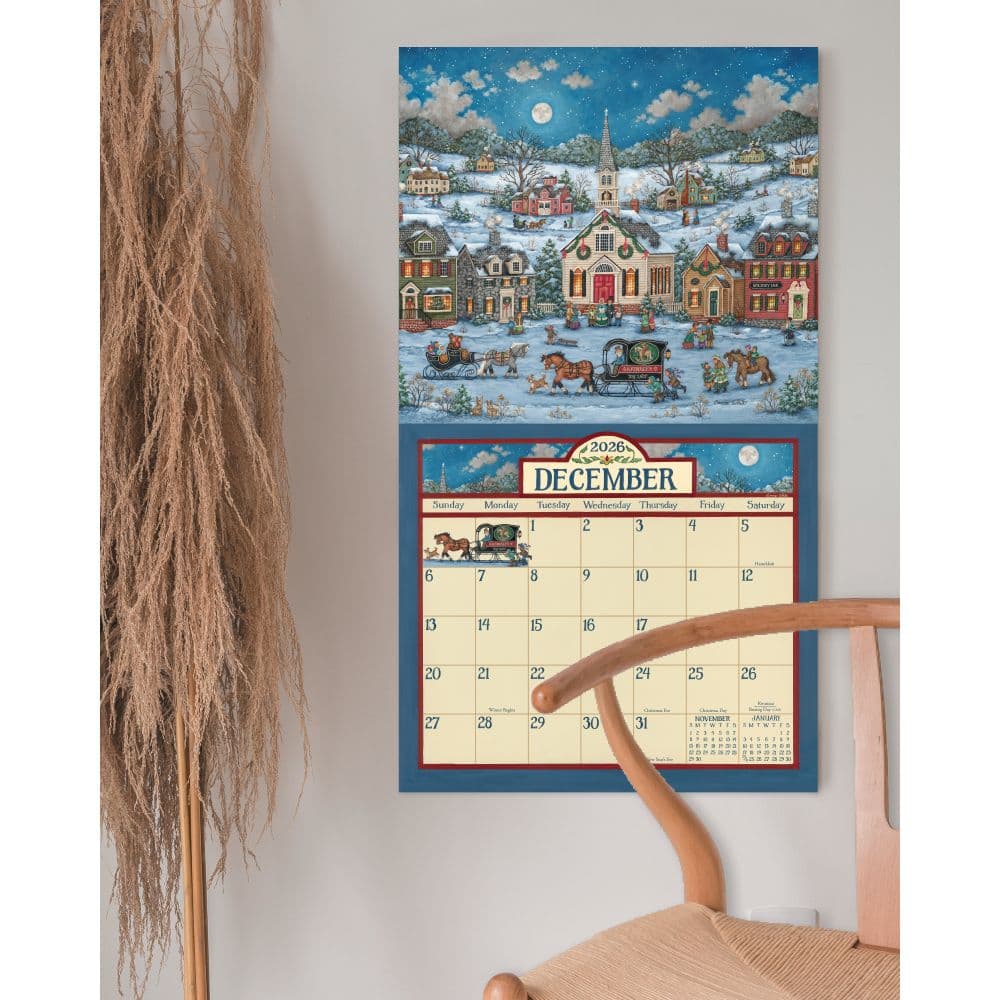 Folk Art by Bonnie White 2026 Wall Calendar Fourth Alternate Image