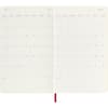 image Moleskine Large Red Daily Soft Cover 2025 Planner Fifth Alternate Image