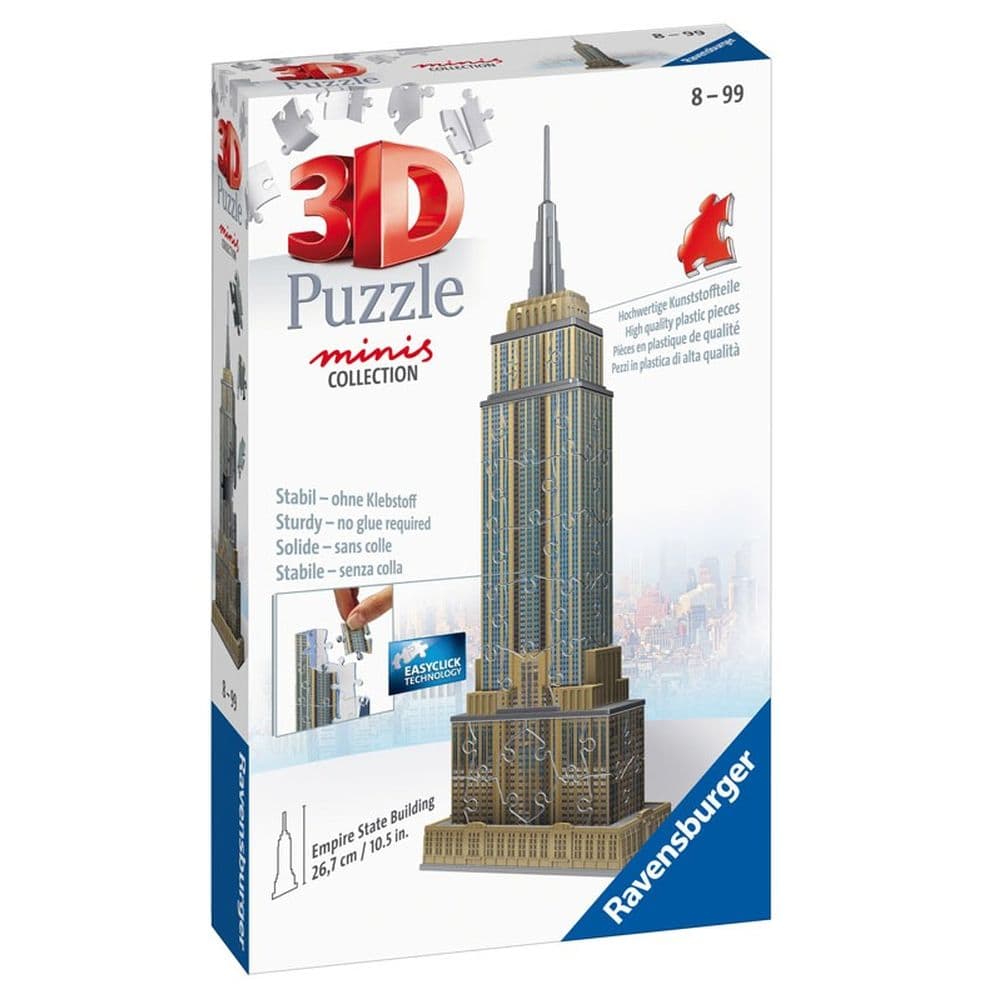 Mini Empire State Building 54 Piece 3D Puzzle Main Product Image