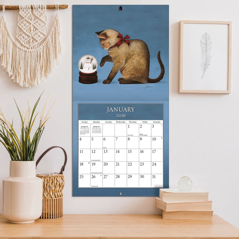 Cats 2026 Wall Calendar_ALT3