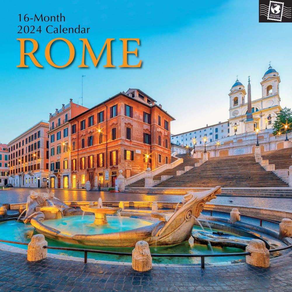 Rome 2025 Wall Calendar