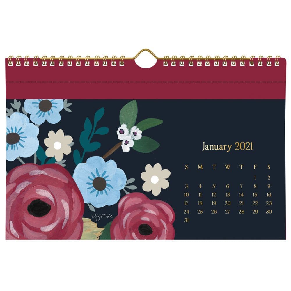 Bloom Pocket Wall Calendar by Eliza Todd - Calendars.com