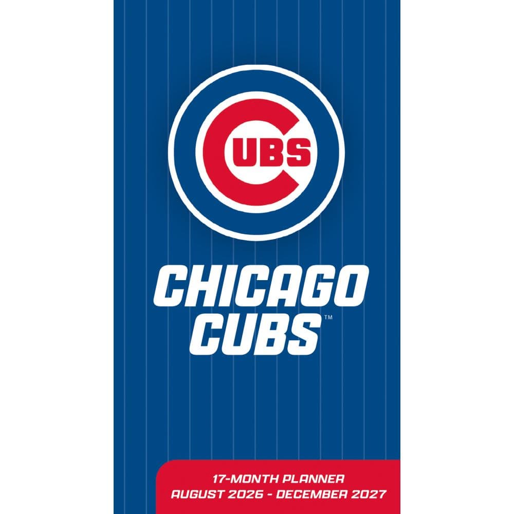 image MLB Chicago Cubs 17 Month 2027 Pocket Planner Main Product Image