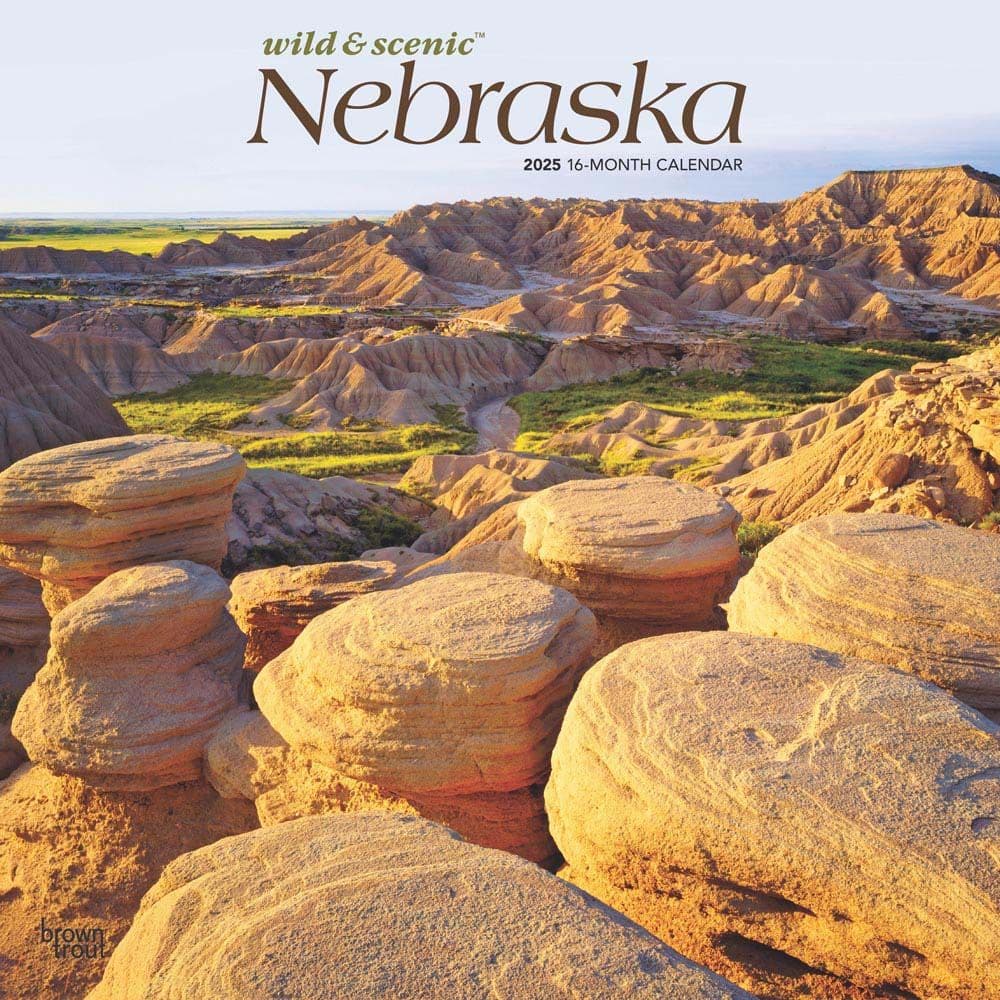 Nebraska Wild and Scenic 2025 Wall Calendar