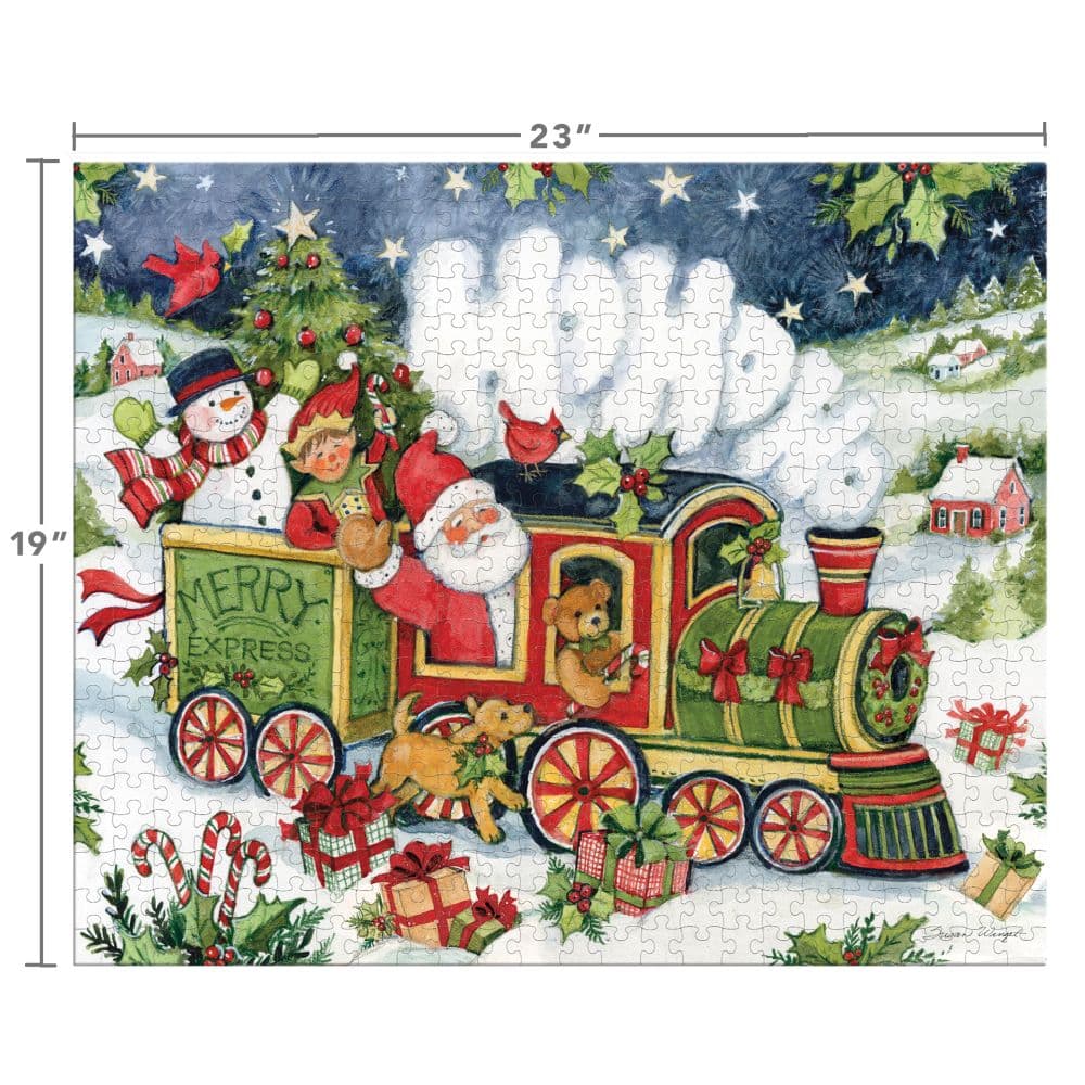 Merry Express Countdown 500 Piece Puzzle Seventh Alternate Image