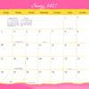 image To My Daughter With Love 2027 Wall Calendar