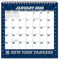 image MLB New York Yankees 2026 Easel Desk Calendar Main Product Image