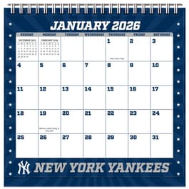 New York Yankees 2026 Easel Desk Calendar