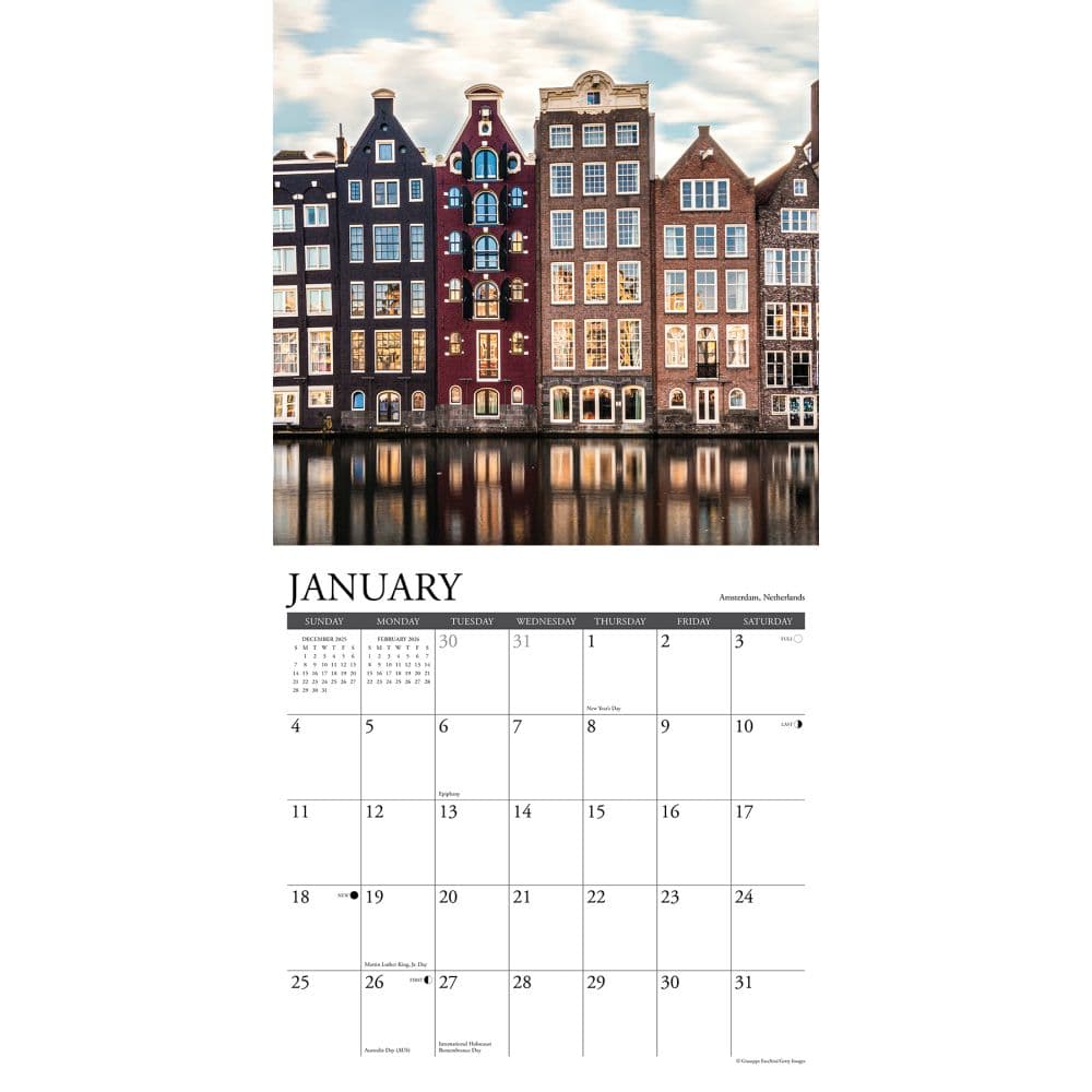 Europe 2026 Wall Calendar Second Alternate Image