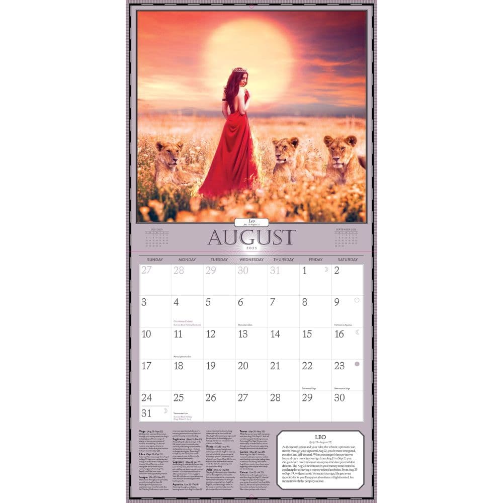 Astrology 2025 Wall Calendar - Calendars.com