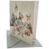 image Storybook Girl and Animals Christmas Card Alt6