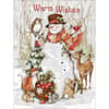 image Cozy Snowman by Susan Winget Classic Christmas Cards Main Image