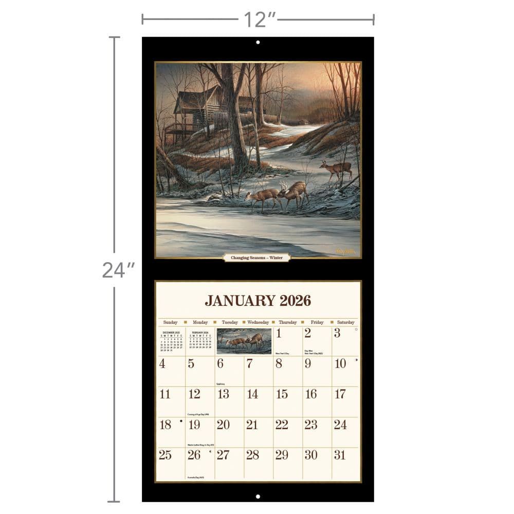 Terry Redlin 2026 Wall Calendar_ALT4
