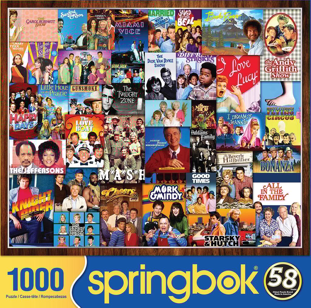 image Whats On TV 1000 Piece Puzzle Main Product Image