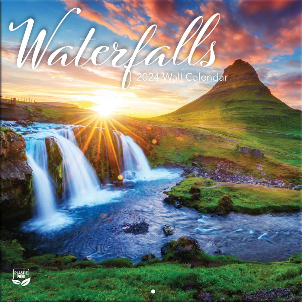 Waterfalls 2024 Mini Wall Calendar Main Product Image width=&quot;1000&quot; height=&quot;1000&quot;