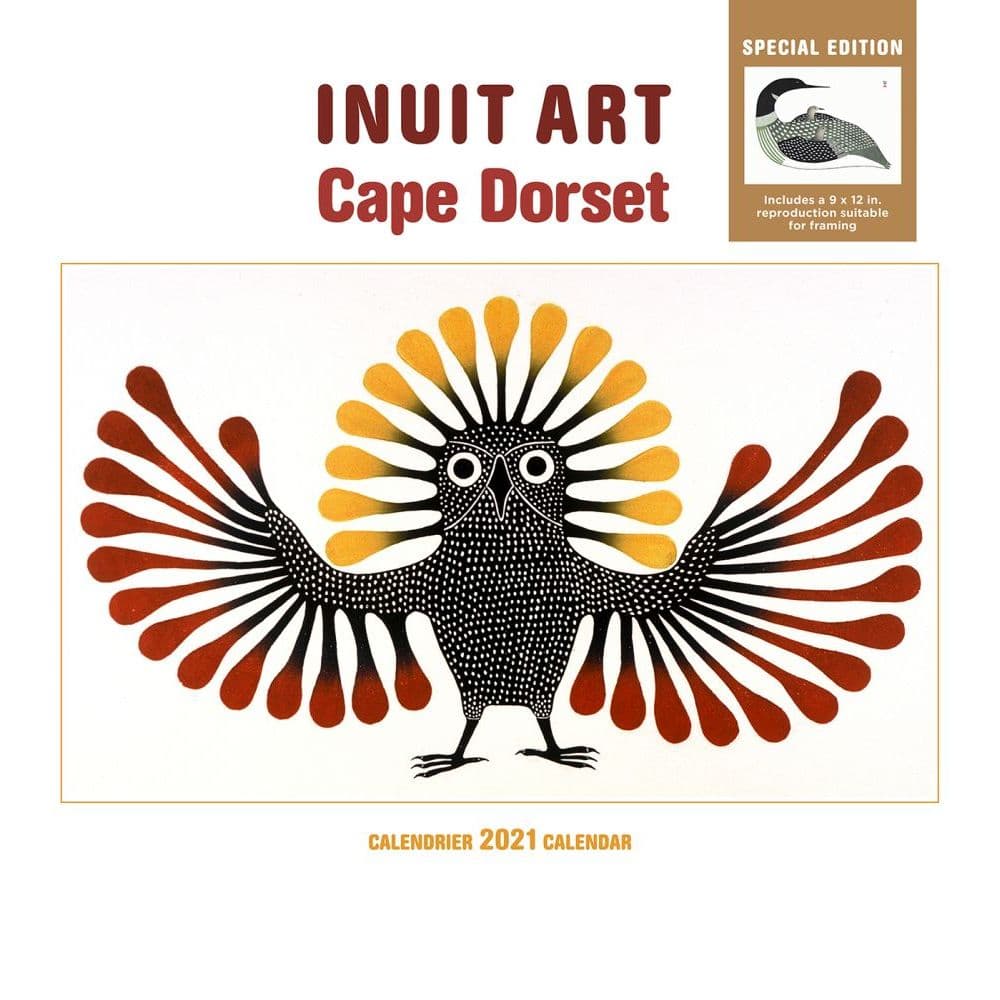 2021 Inuit Art Cape Dorset Special Edition Wall Calendar