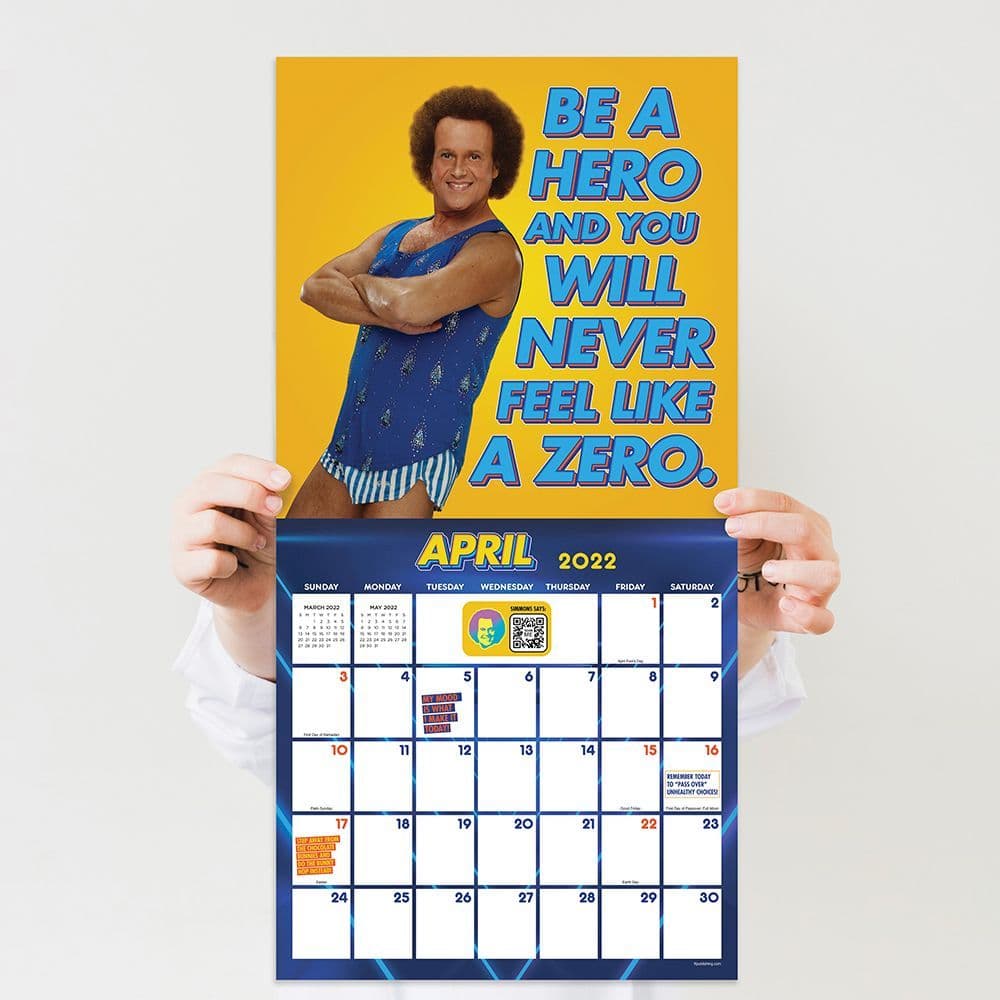 Richard Simmons 2022 Wall Calendar - Calendars.com