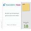 image Teachers Year 2025 Desk Calendar Third Alternate Image width=&quot;1000&quot; height=&quot;1000&quot;