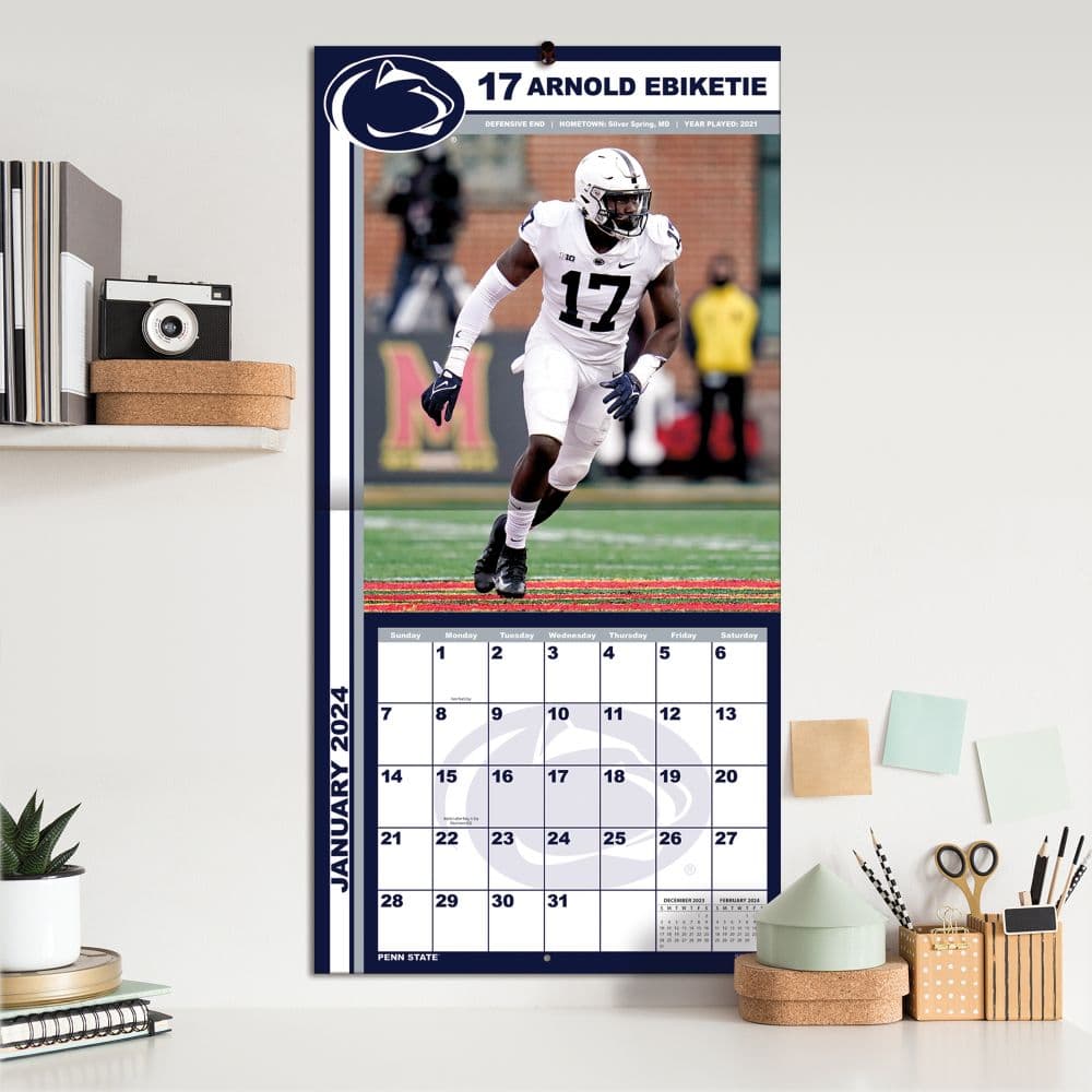 COL Penn State Nittany Lions 2024 Wall Calendar - Calendars.com