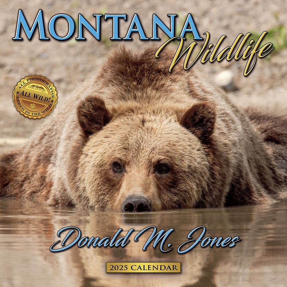 Montana Wildlife 2025 Wall Calendar_Main Image