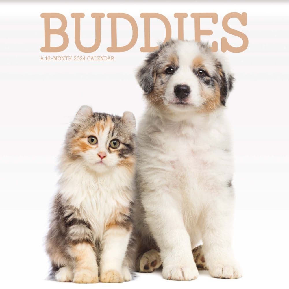 Buddies 2024 Mini Wall Calendar