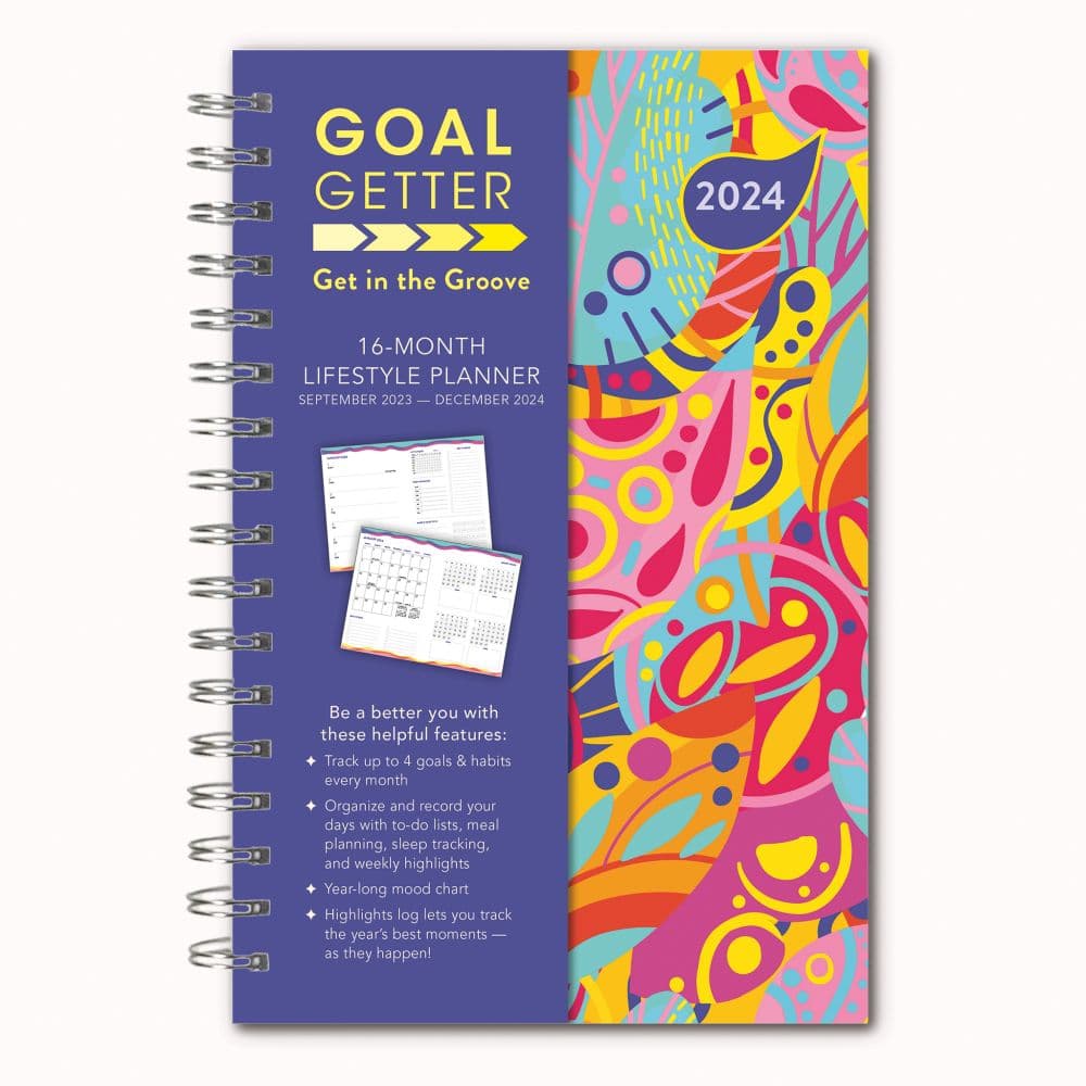 Goal Getter - Get In The Groove 2024 Planner Fifth Alternate Image width=&quot;1000&quot; height=&quot;1000&quot;