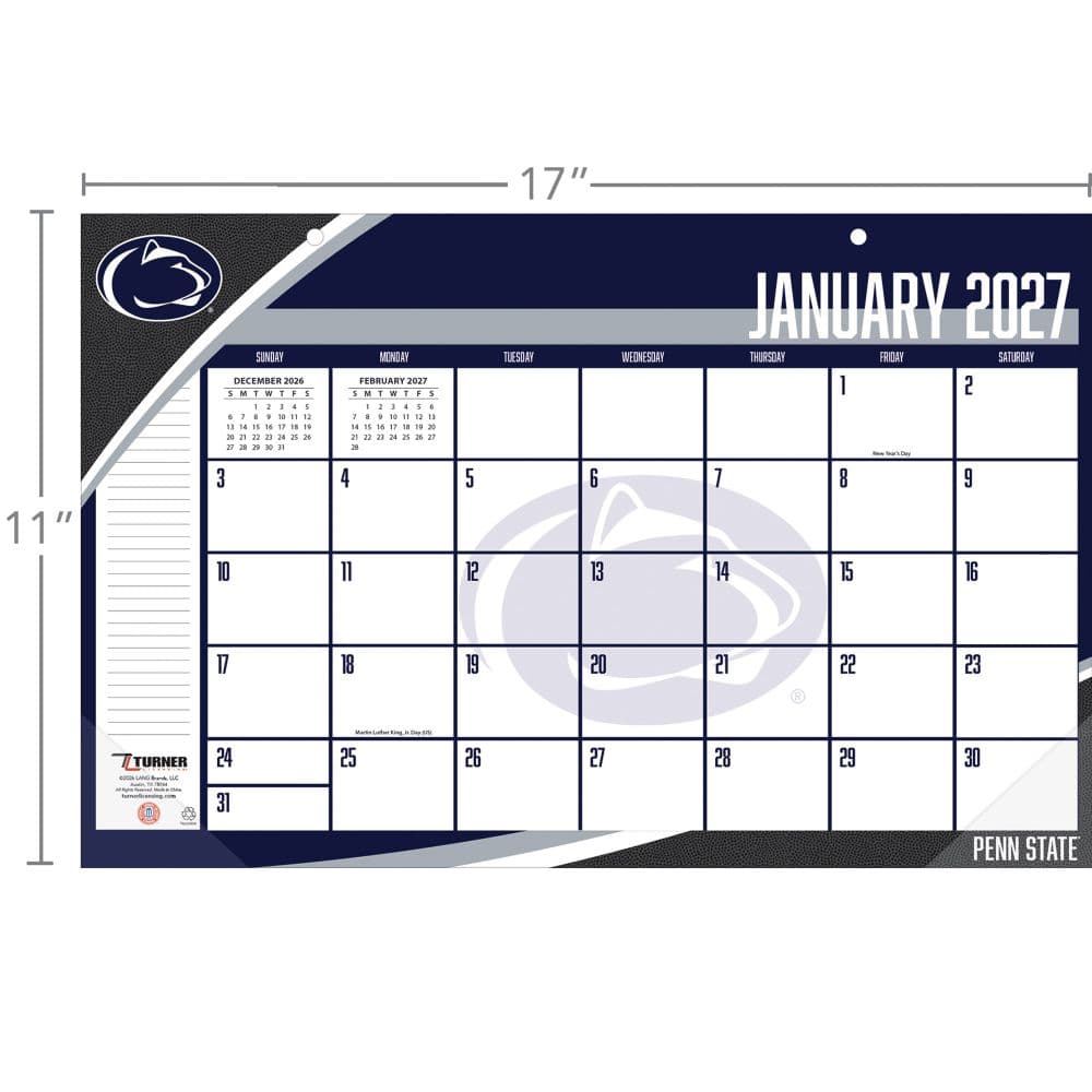 Penn State Nittany Lions 2027 Desk Pad Third Alternate Image