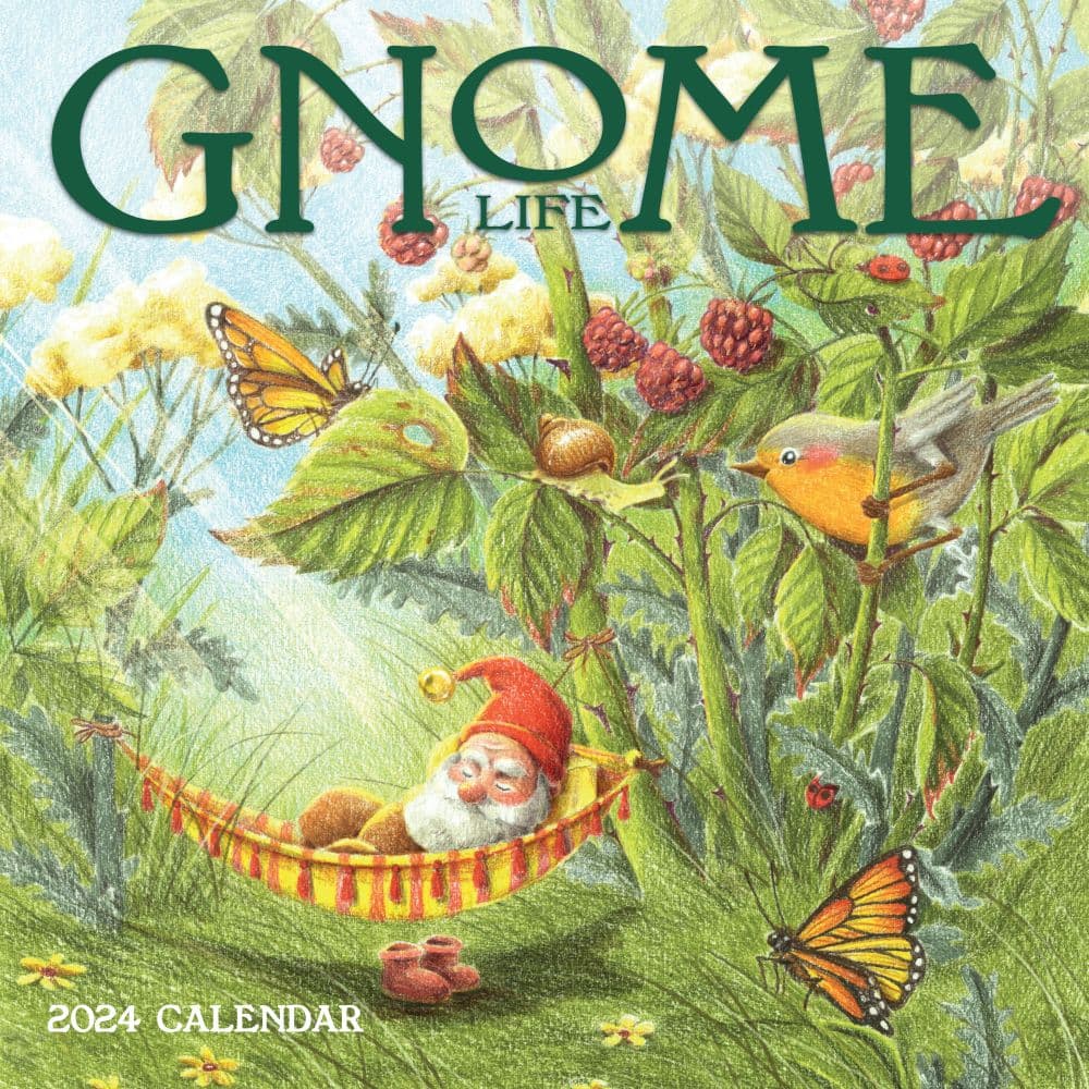 Gnome Life 2025 Wall Calendar