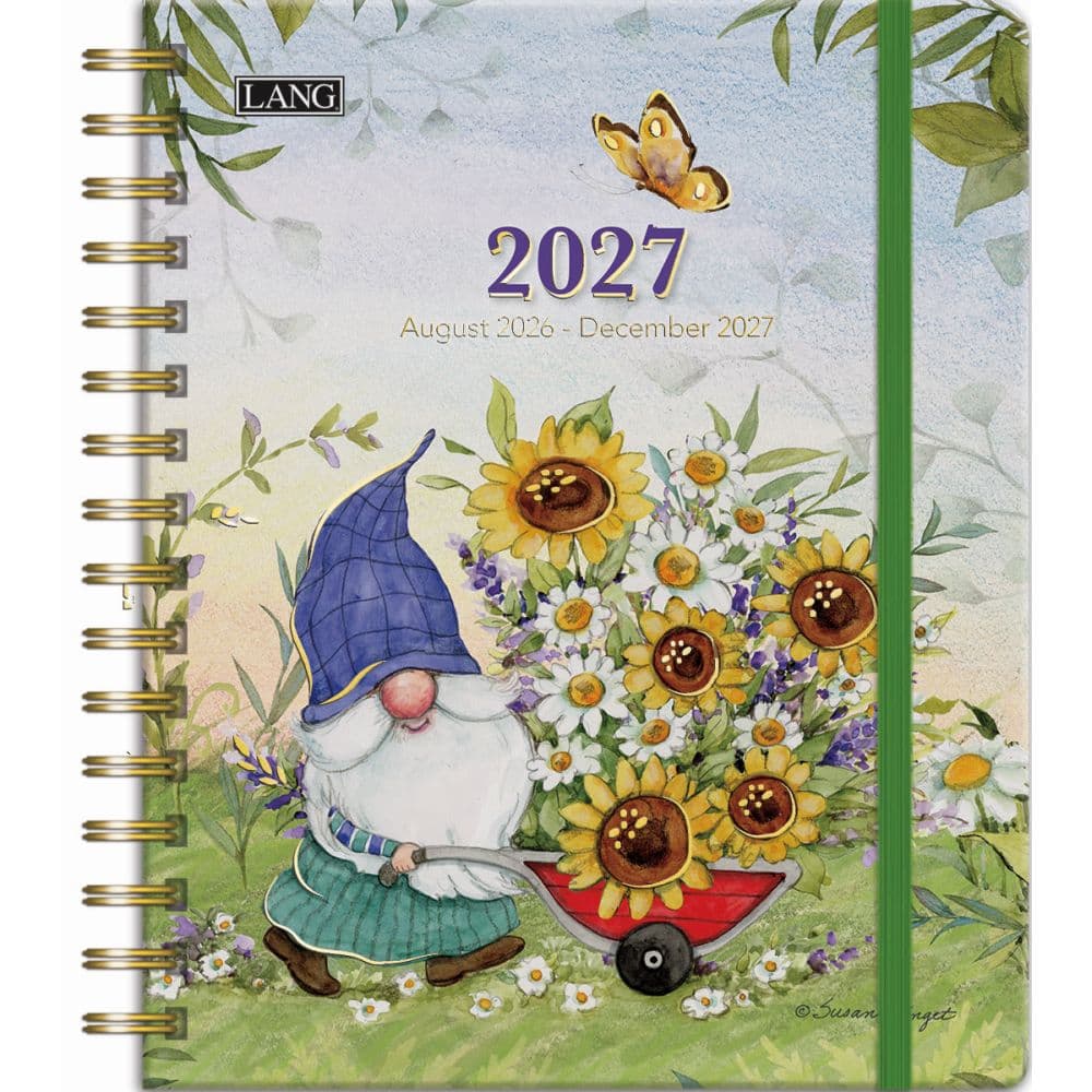 Gnome Sweet Gnome Deluxe 2027 Planner by Susan Winget